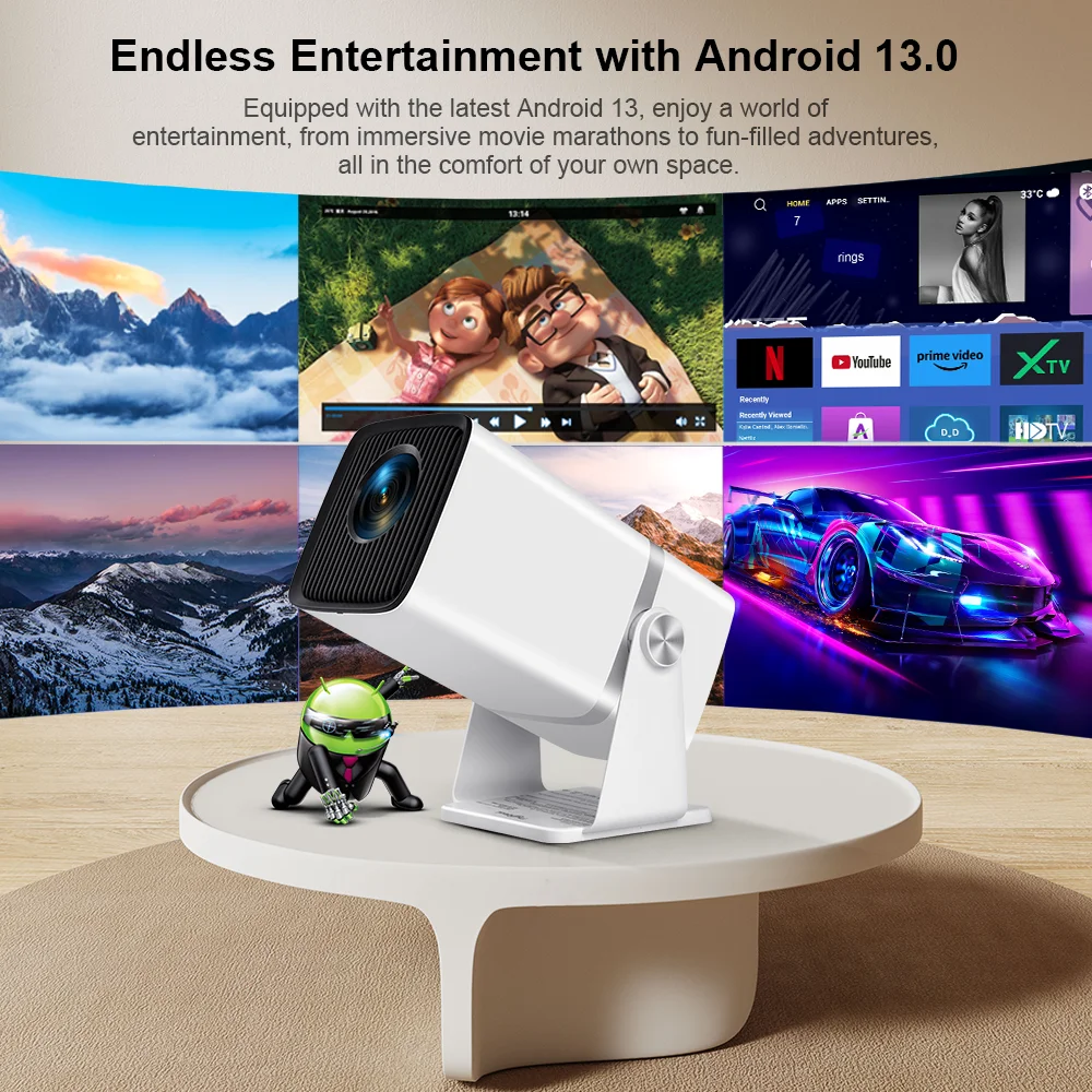 Tragbarer Mini-Beamer Mit Android 3