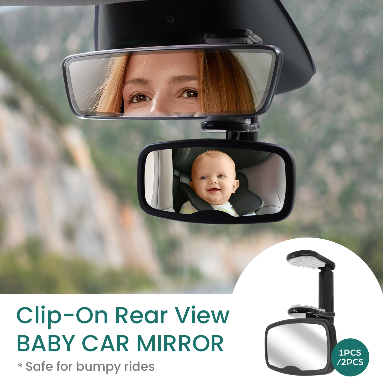 Babyspiegel fürs Auto 2