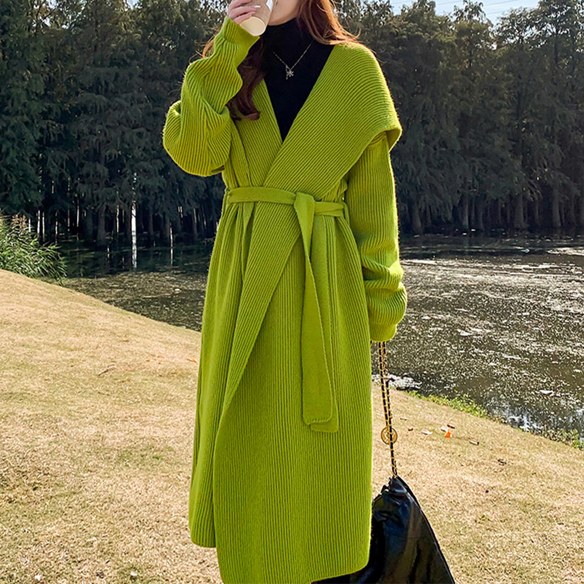 Mohair-Strickjacke 2