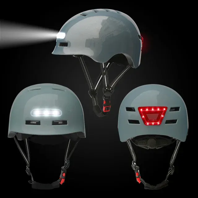 Fahrradhelm mit Rücklicht 4