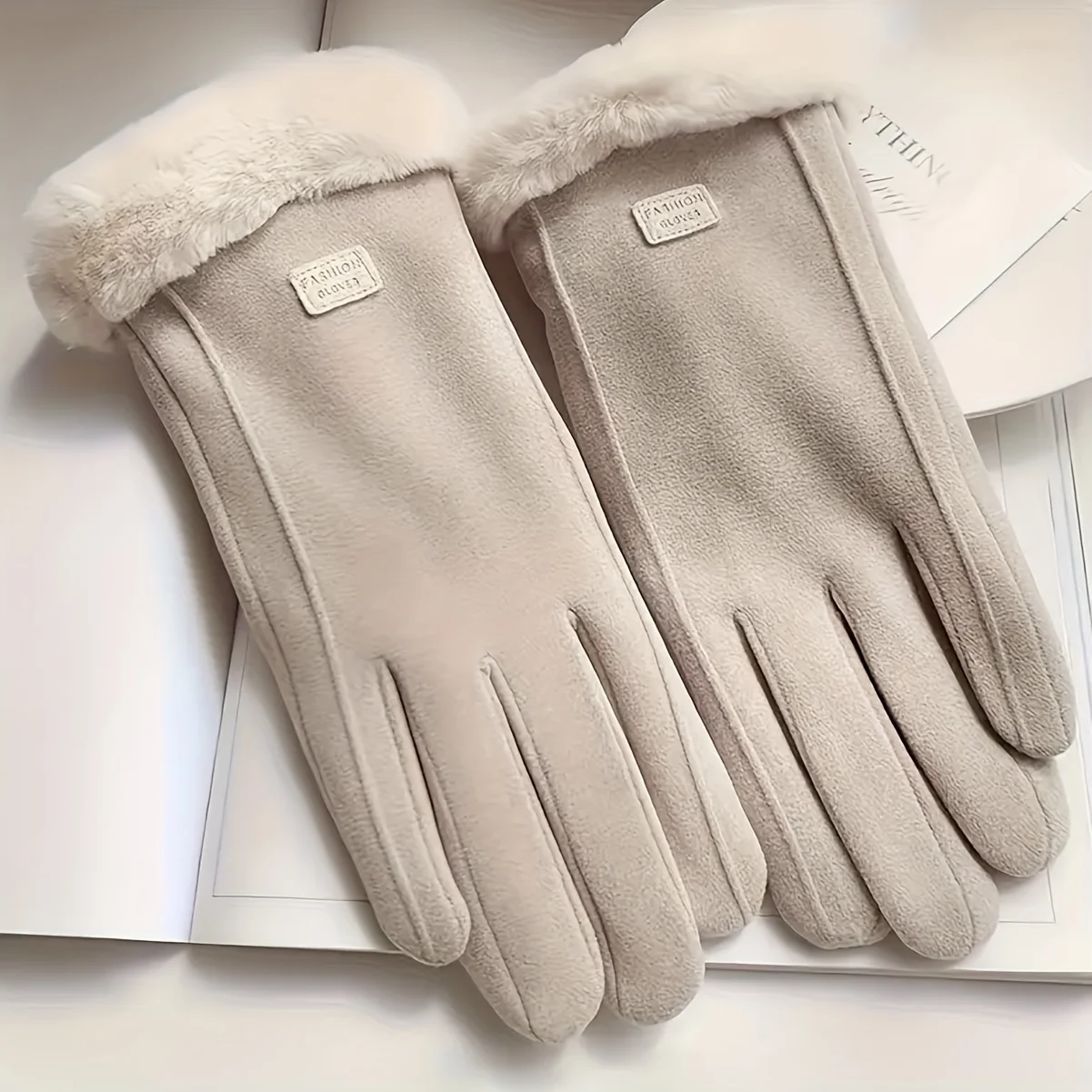 Plüsch-Touchscreen-Handschuhe 3
