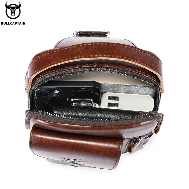 Leder-Brusttasche 4