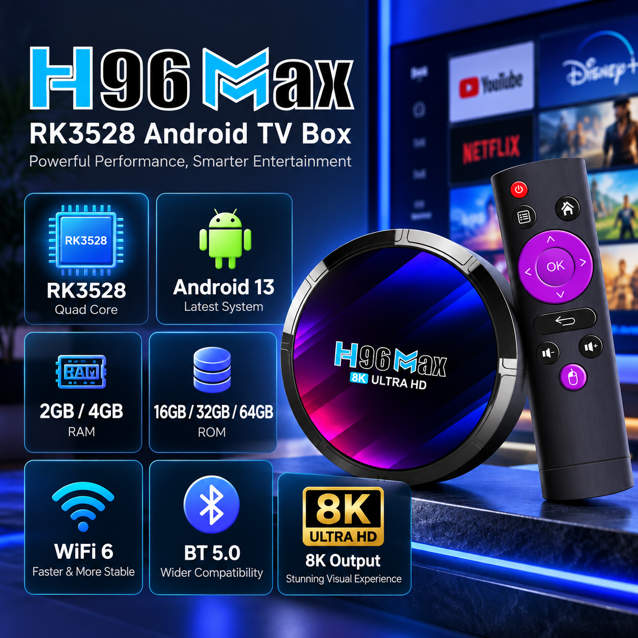 Android Smart TV Box mit Gaming-Funktion 2
