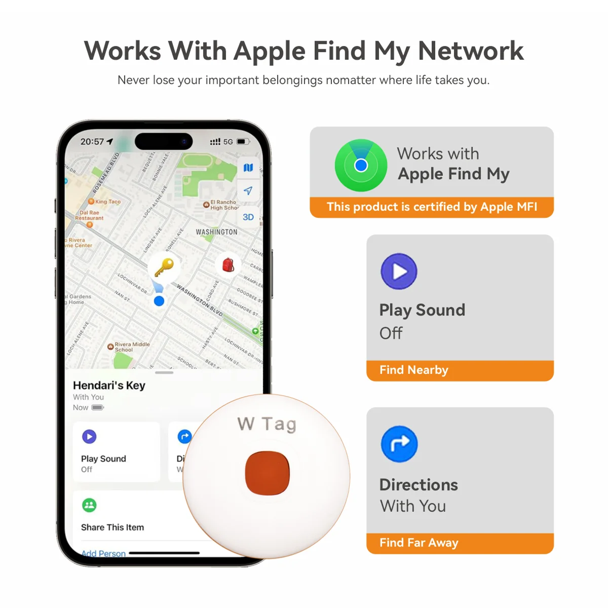 Bluetooth-Tracker für Schlüssel und Taschen 4