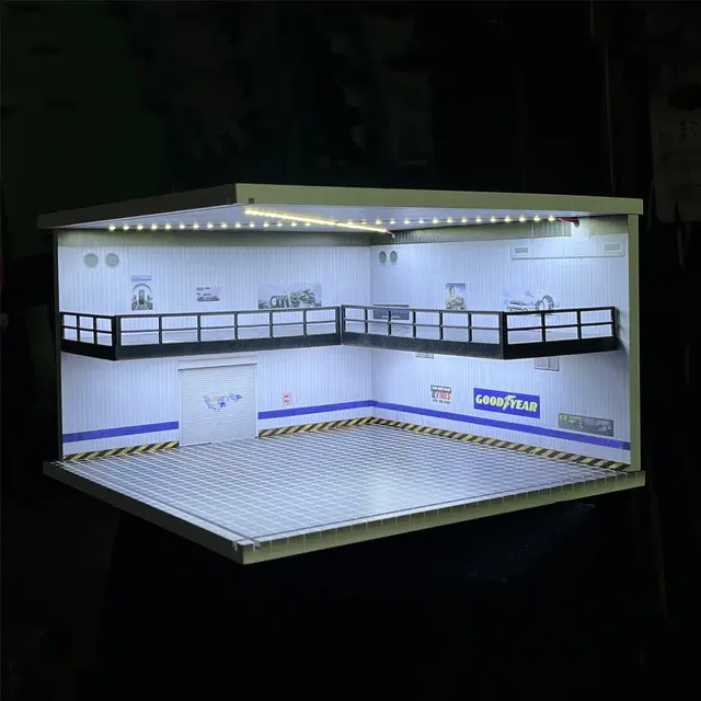 Modellauto-Diorama-Set 4