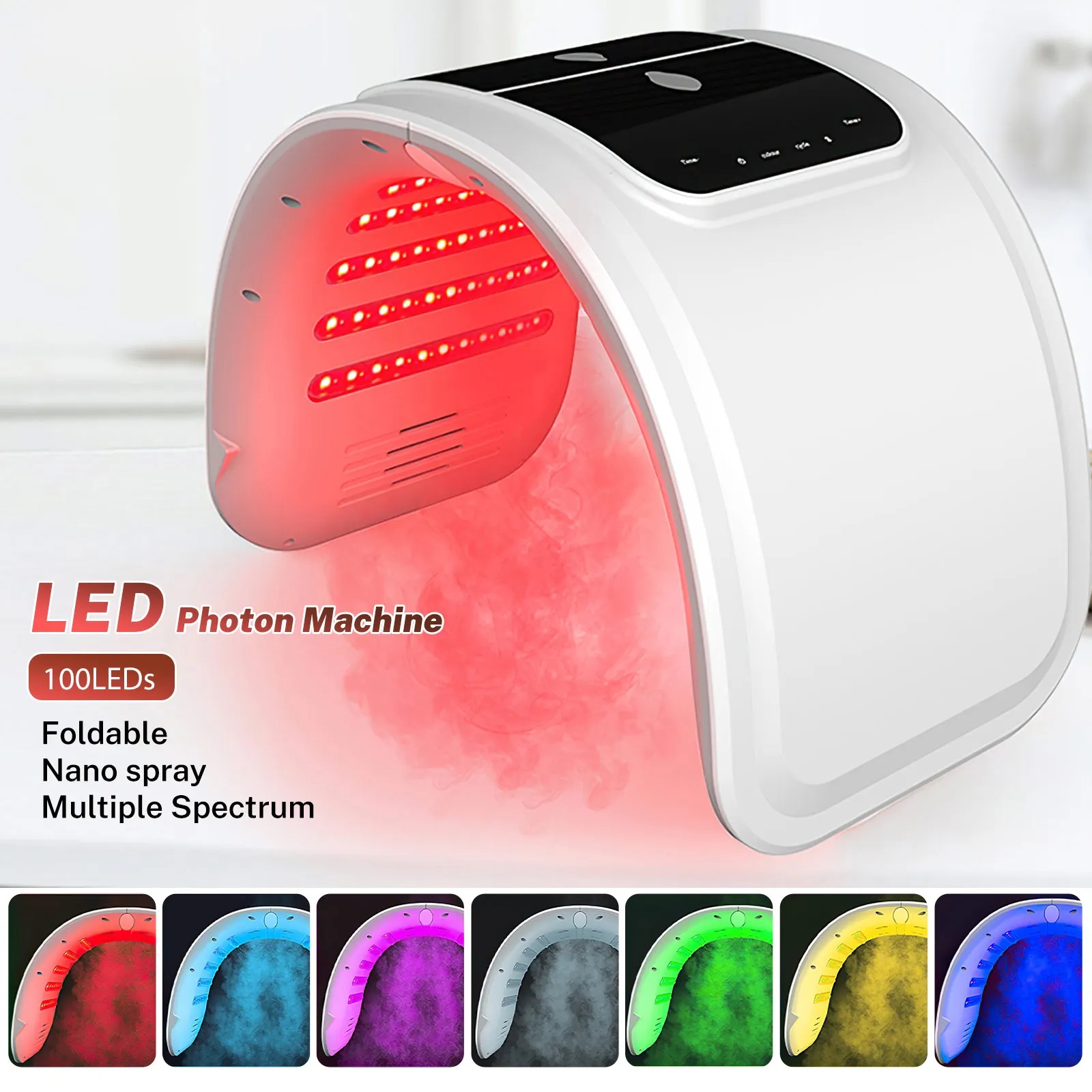 LED-Rotlicht-Gesichtsmaske 3