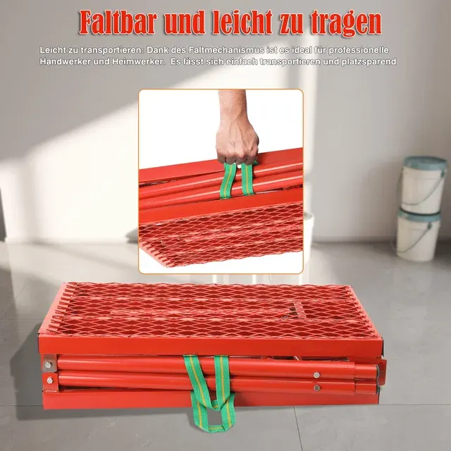 Klappbare Arbeitsplattform-Leiter 3