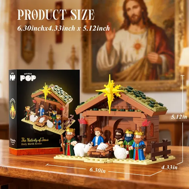 Weihnachtskrippen-Bausatz 3