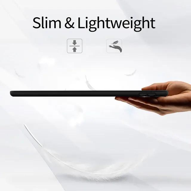 Magnetische iPad 7/8/9 Flip-Hülle mit Silikonrückschale 4