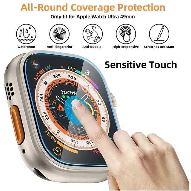 Gehärtete Glas-Schutzfolie, 49 mm Smartwatch 4