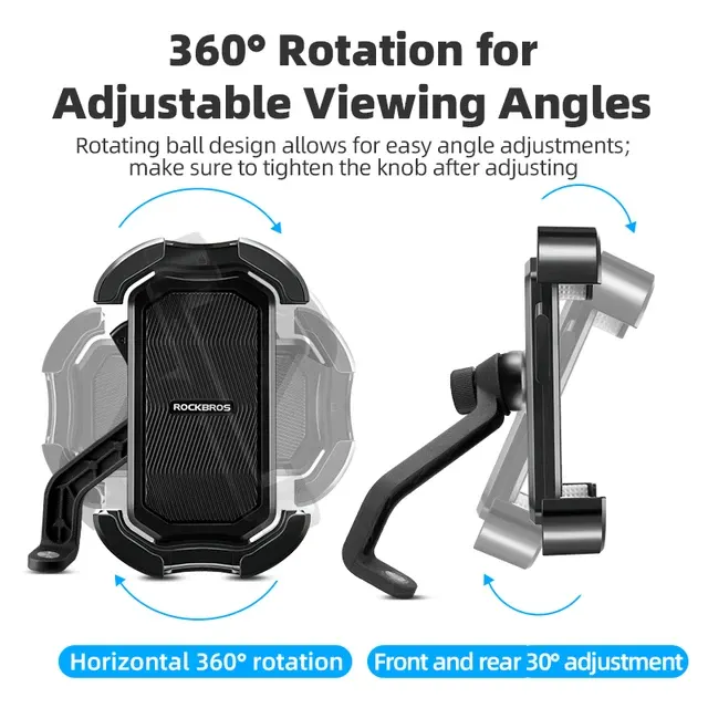 Stoßfeste 360°-Fahrrad-Handyhalterung 3