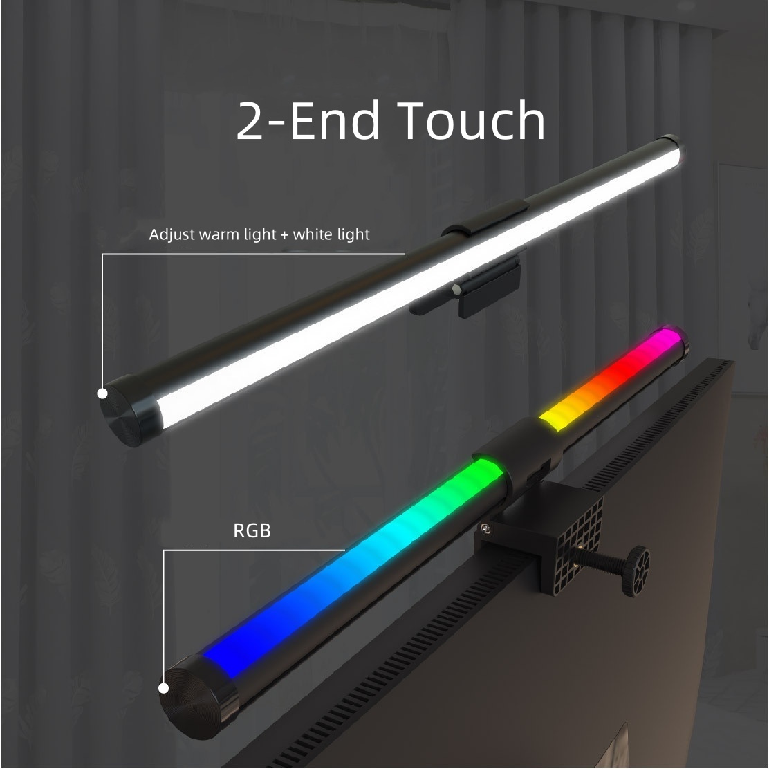 RGB-Monitorlichtleiste mit Dual-LED 3