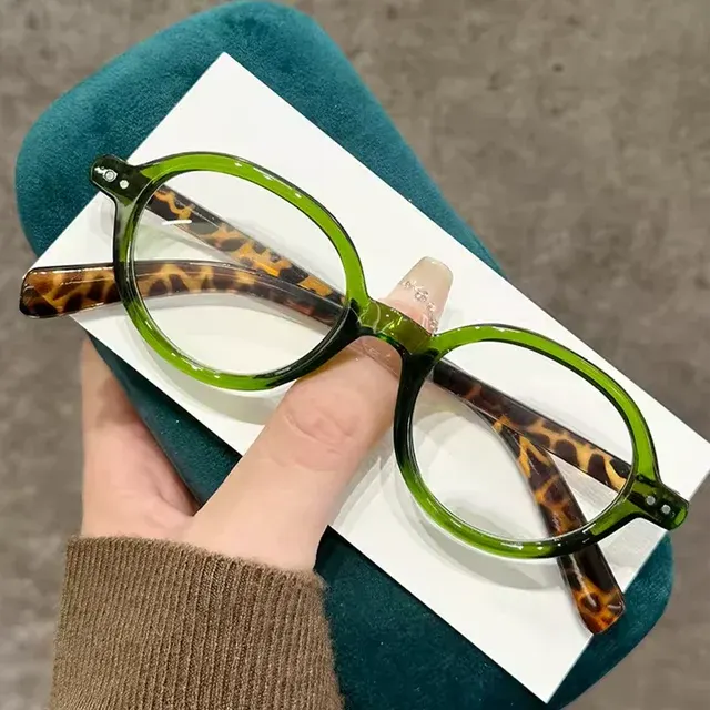 Ovale Schildpatt-Lesebrille 3