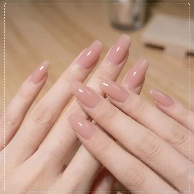 Natürlicher Nude-Pink Gel-Nagellack 15 ml 2