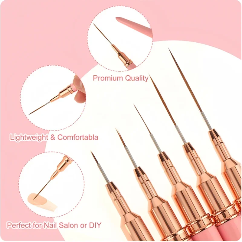 5-teiliges Nail-Art-Liner-Pinsel-Set 4