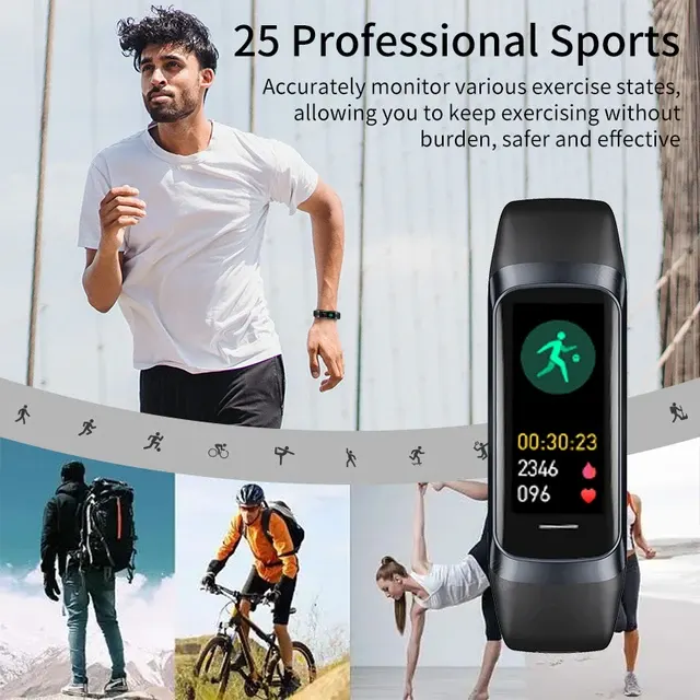 1,1-Zoll AMOLED Fitness-Smartwatch mit Herzfrequenz 3