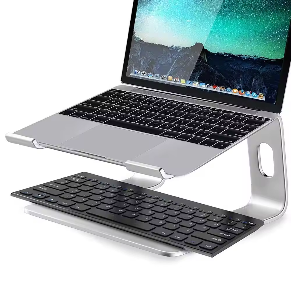 Ergonomischer Aluminium Laptopständer Verstellbar 10-15,6 Zoll 3