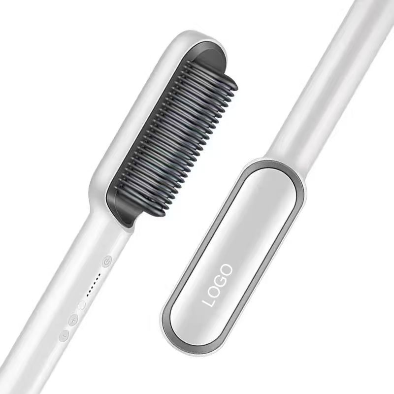 2-in-1 Glätteisen mit Negativ-Ionen und Stylingkamm 3