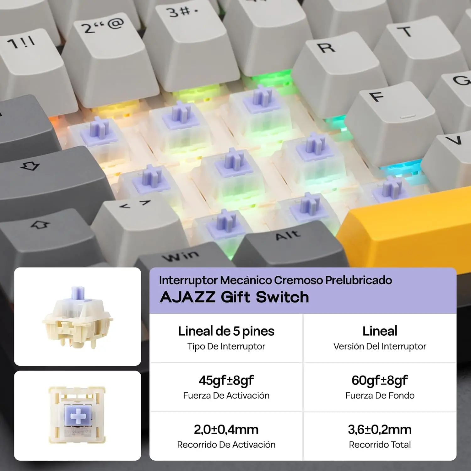 Kabellose mechanische Tastatur 3