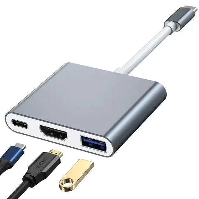 3-in-1 USB-C-Hub mit HDMI und PD 4