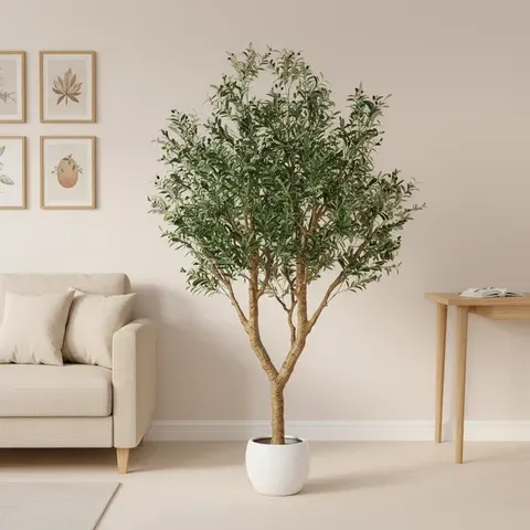Künstlicher Olivenbaum, abnehmbare Äste, 90–240 cm