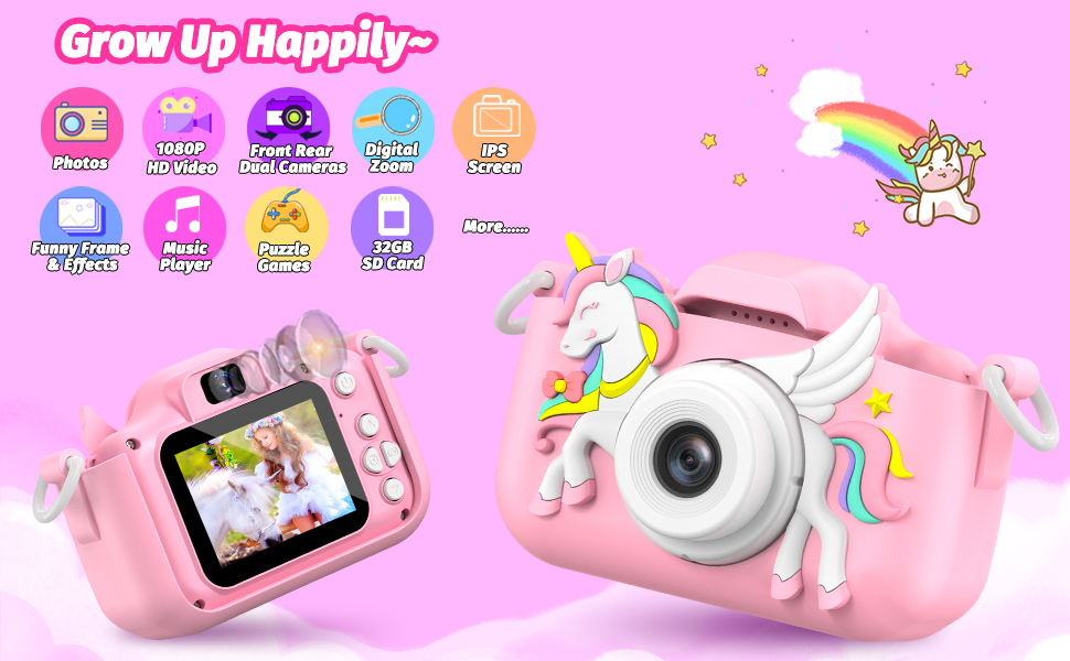 Digitalkamera für Kinder 1080P HD 2