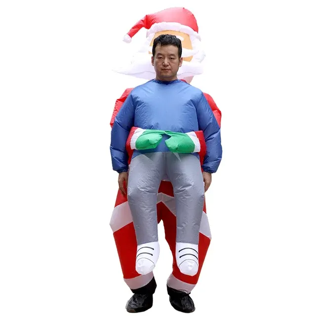 Aufblasbares Weihnachtsmann-Kostüm 3