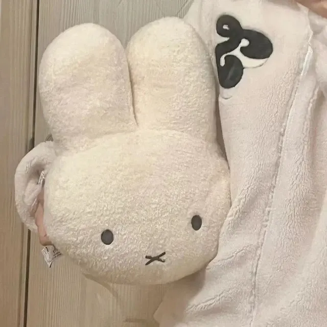 Kawaii Kaninchen-Plüschkissen aus Baumwolle 4