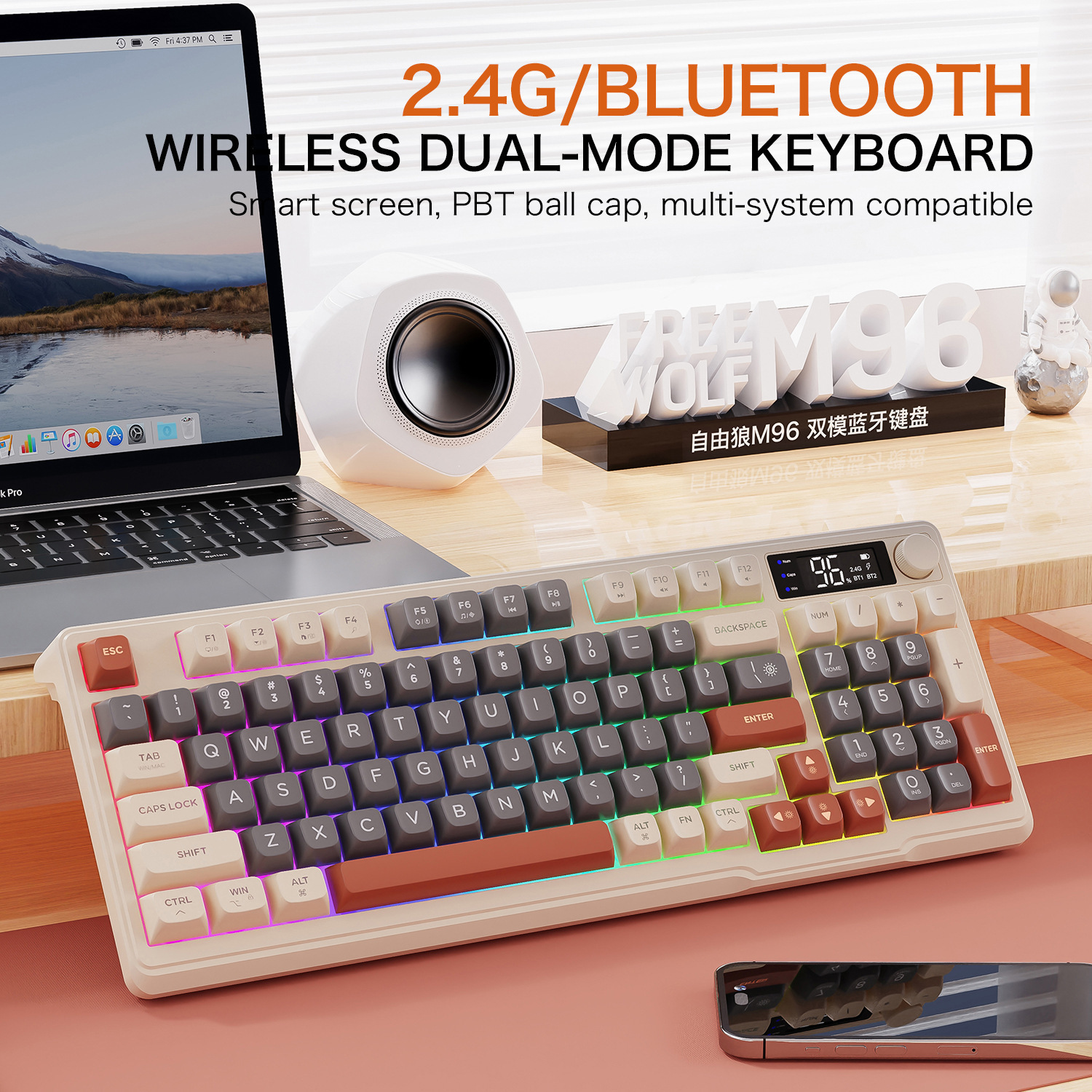 Kabellose mechanische Tastatur 4