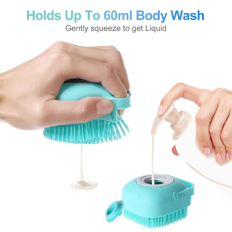 Silikon-Shampoobürste für Hunde und Katzen 3