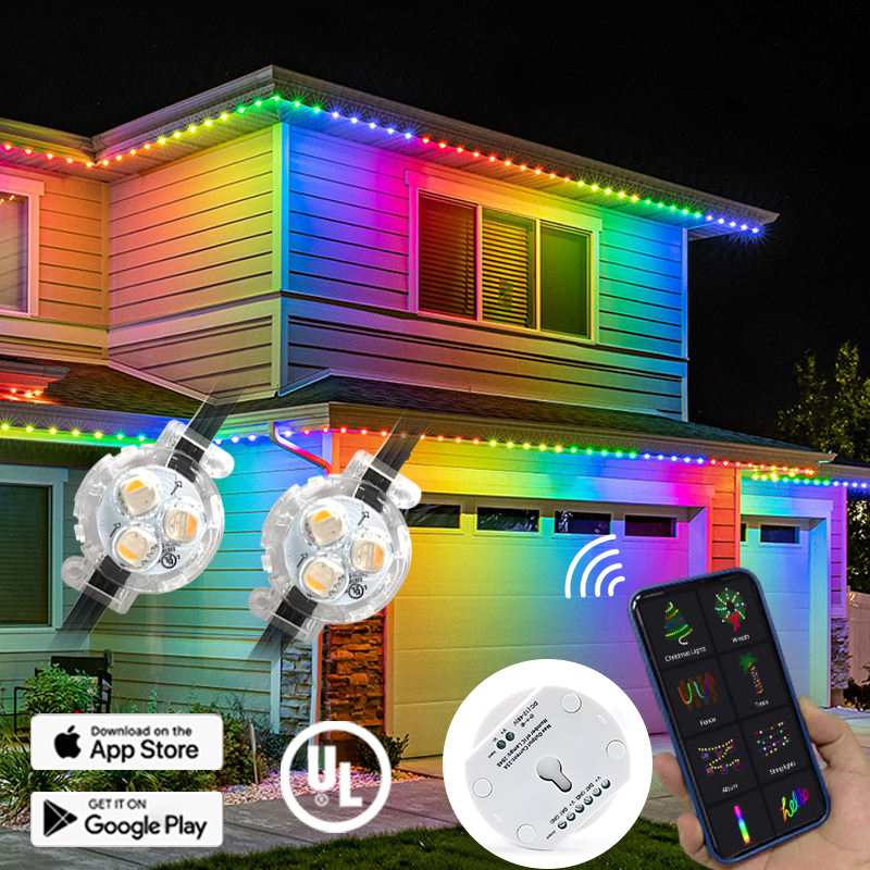 Smarte WLAN-Weihnachtslichter IP68 Punktlichter 3