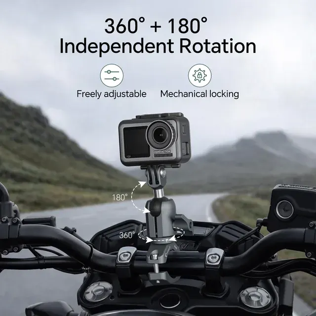 Motorrad-Handyhalterung mit Kugelkopf-Basis 2