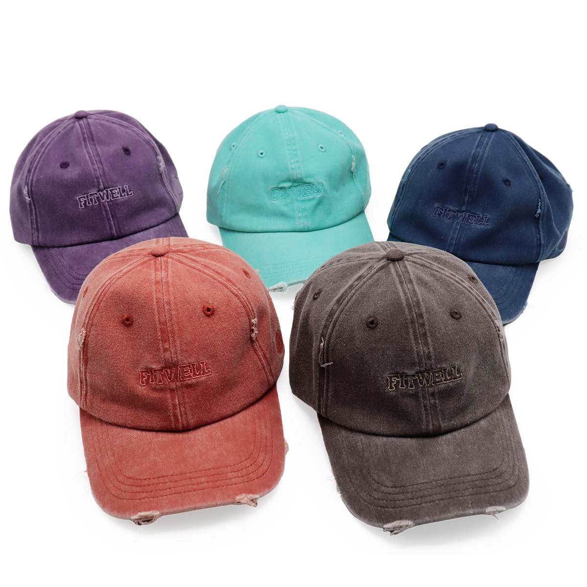 Caps mit Stick-Logo