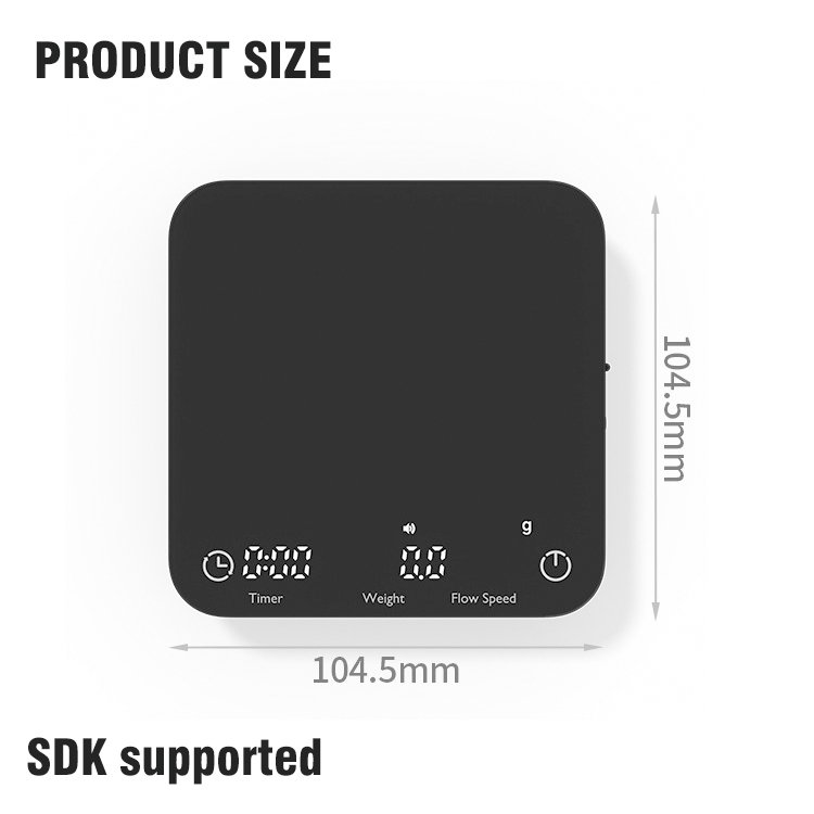 Ultradünne USB Kaffeewaage 2000g 3
