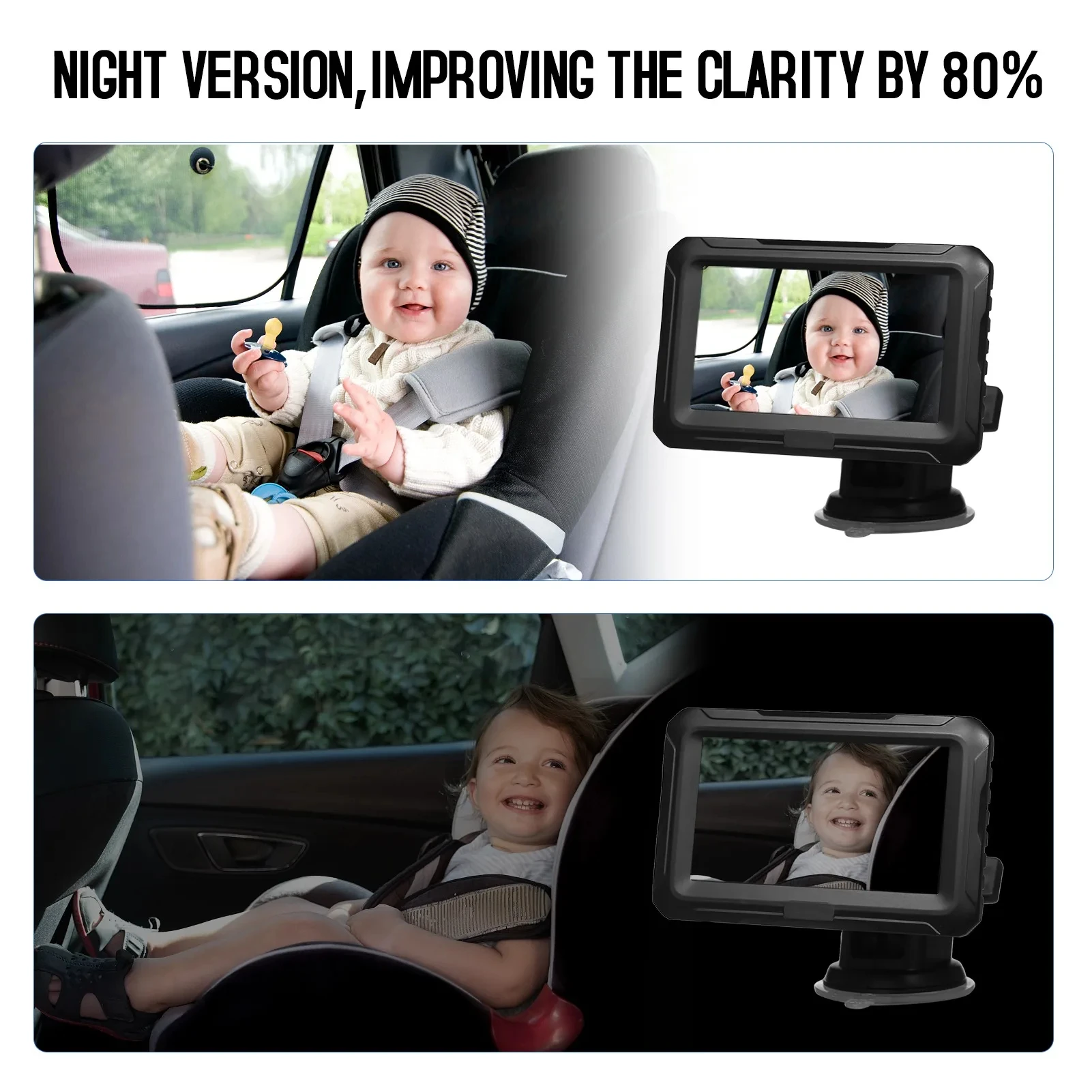 Baby-Autospiegel-Monitor