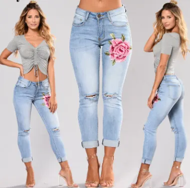 Bleistift-Jeans