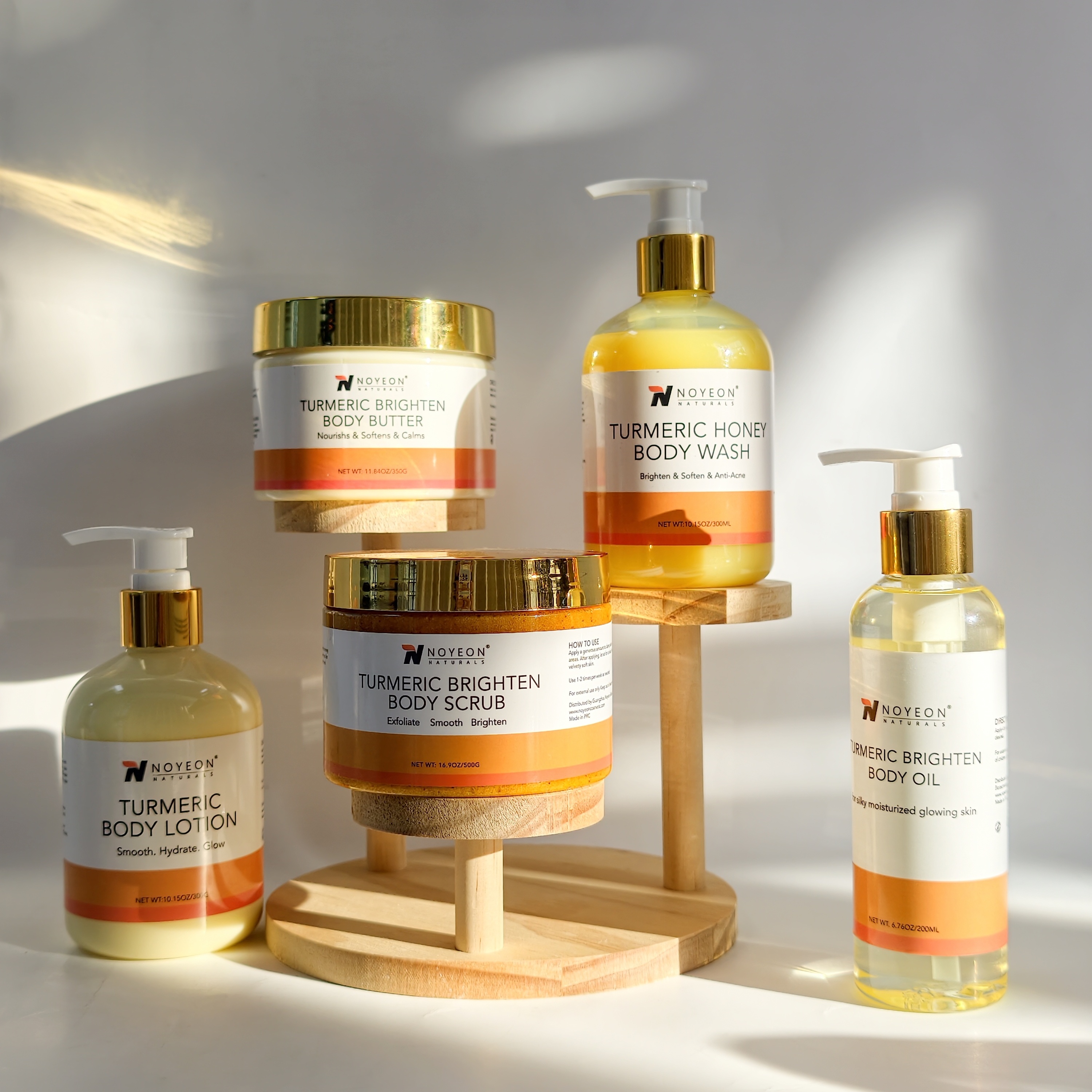 Kurkuma-Hautpflege-Set