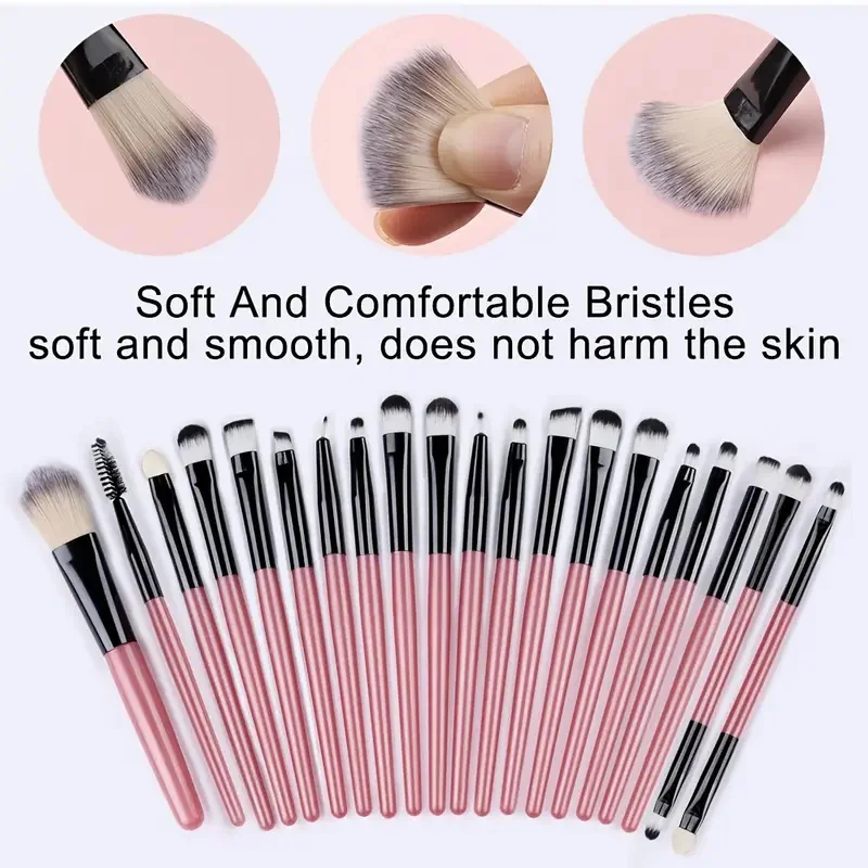 Premium-Synthetik Make-up-Pinsel-Set 3
