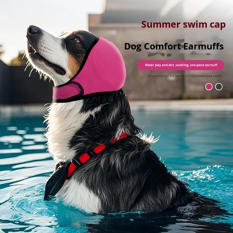 Wasserfester Hundegehörschutz Sommer 2