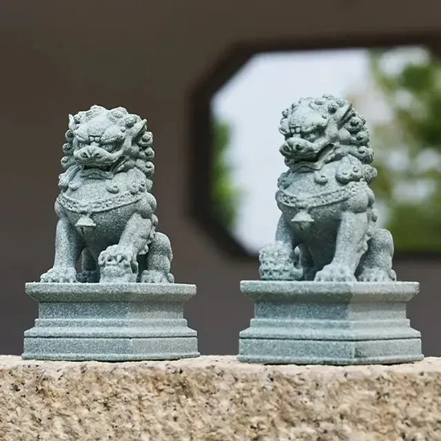 Feng-Shui-Steinlöwen-Figur 4