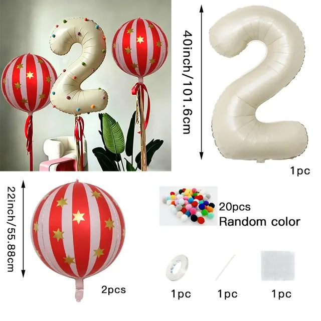 Zahlen-Folienballons 3