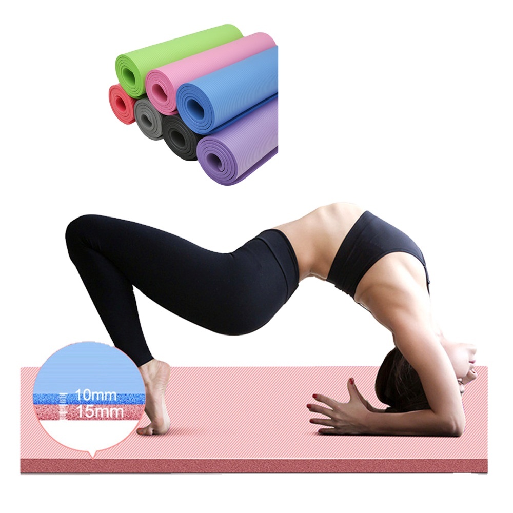 Umweltfreundliche TPE Yogamatte Naturfarben
