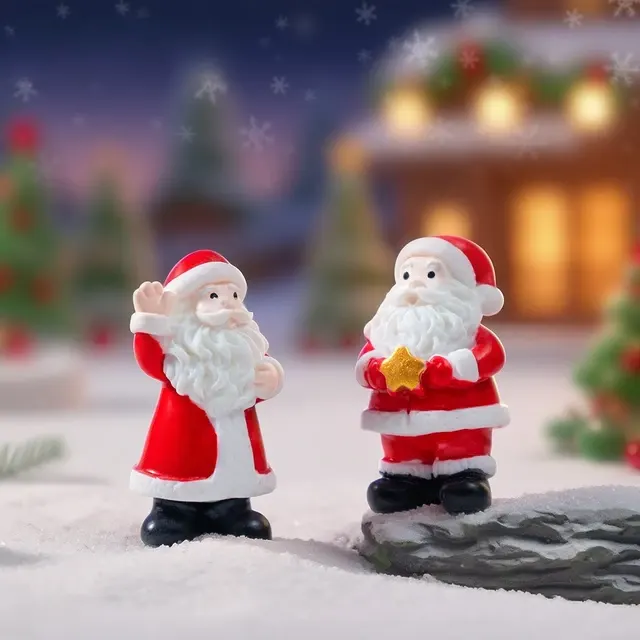 Mikrolandschaft Weihnachtsdeko-Set 4