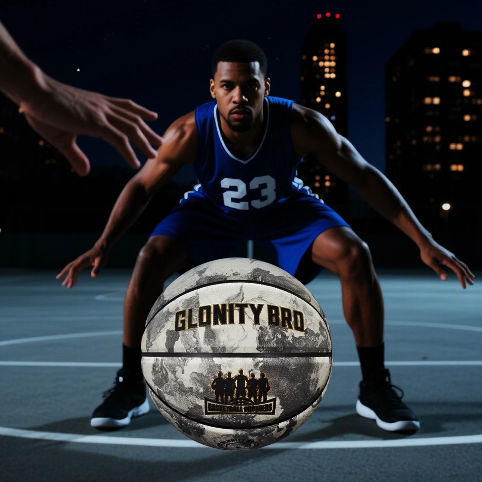 Leuchtender Basketball 3