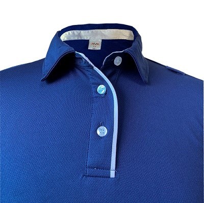 Unisex-Baumwoll-Poloshirt aus Strick 2