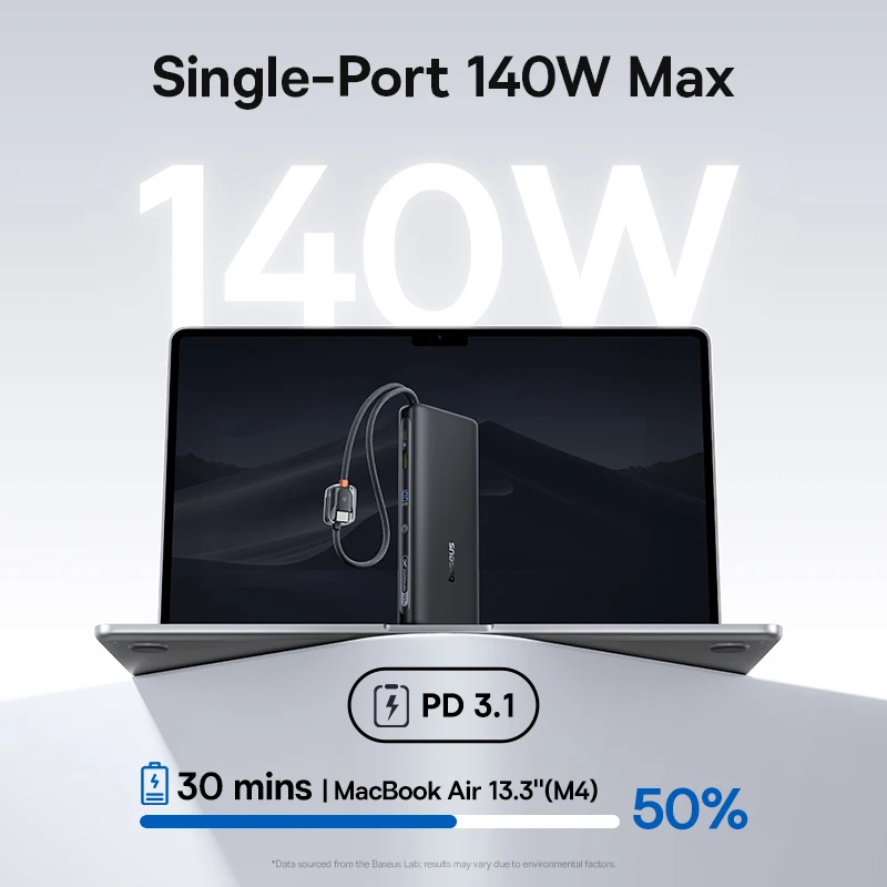 Powerbank 25000mAh mit Dual-USB-C-Kabel 2