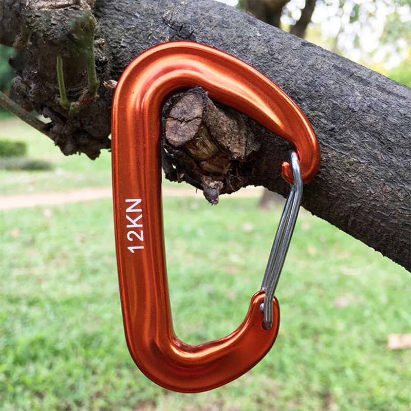 Kleiner D-Form-Kletterkarabiner, 12 KN 2