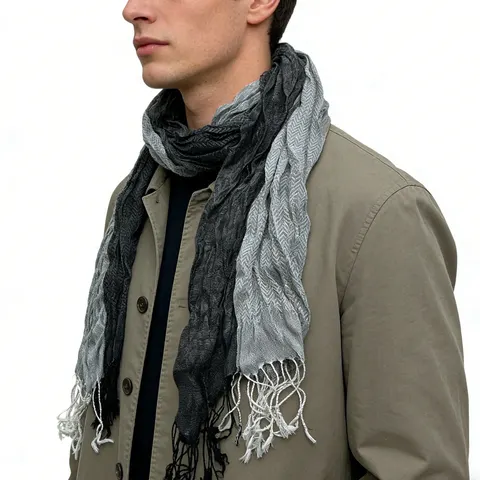 Jacquard Winterschal