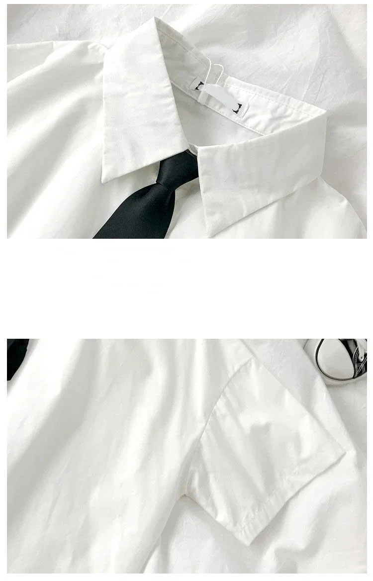 Damen-Weiße Bluse 4