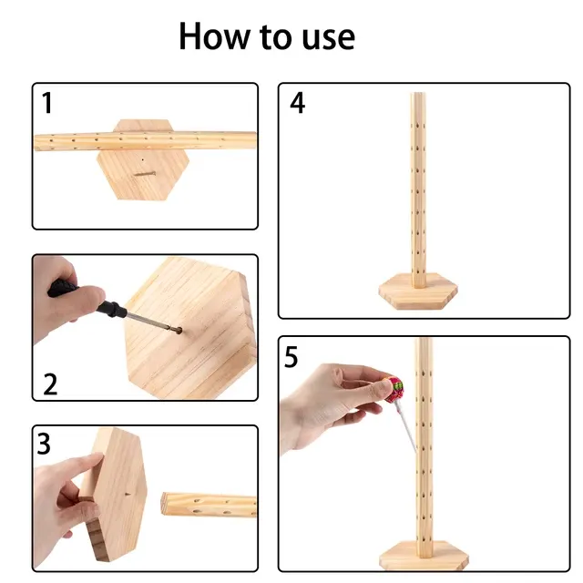 Holz-Cake-Pop-Ständer 4